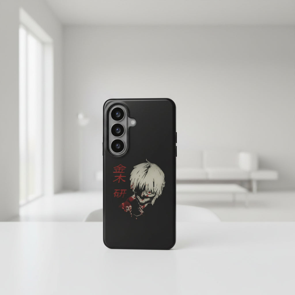 Kaneki Dark Aesthetic Case Samsung - Magnetic Tough