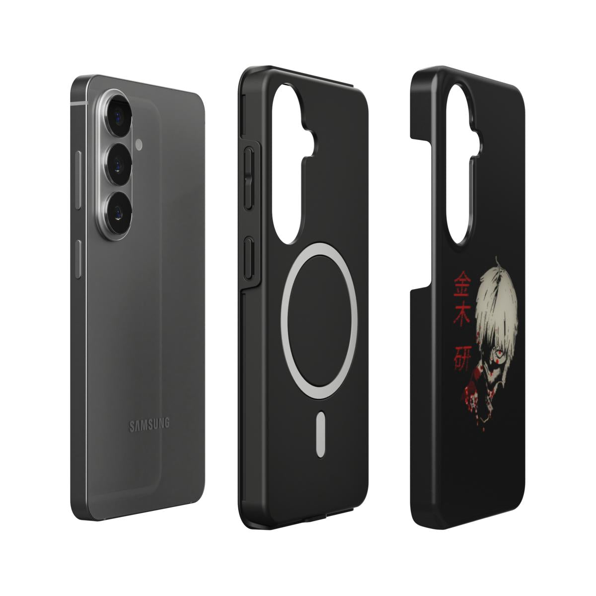 Kaneki Dark Aesthetic Case Samsung - Magnetic Tough